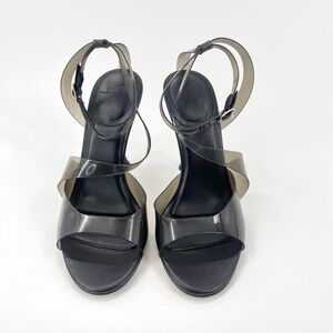 Marc Fisher Black Transparent Heels